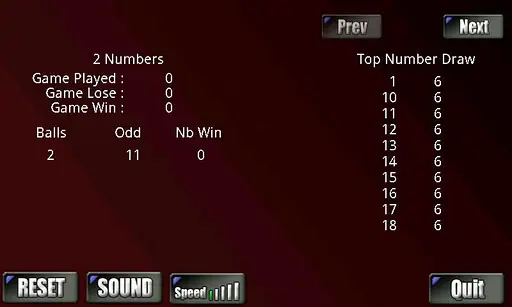 Keno Game 100% 2 تصوير الشاشة