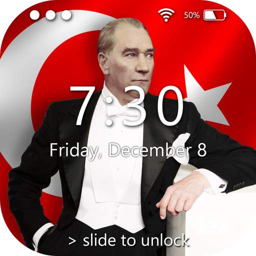 Atatürk Pattern Lock Screen 2.0