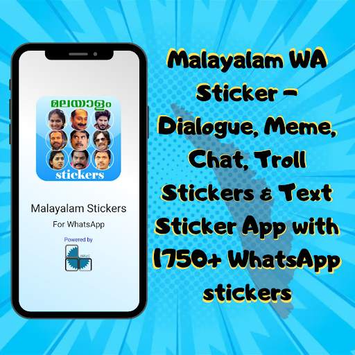 Malayalam WAStickers for Chat screenshot 1