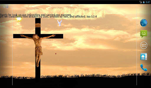 jesus on cross live wallpaper 4 تصوير الشاشة