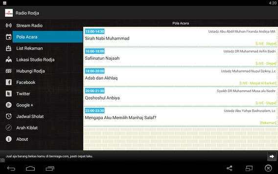 Radio Rodja screenshot 10