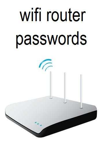 WiFi router passwords screenshot 2