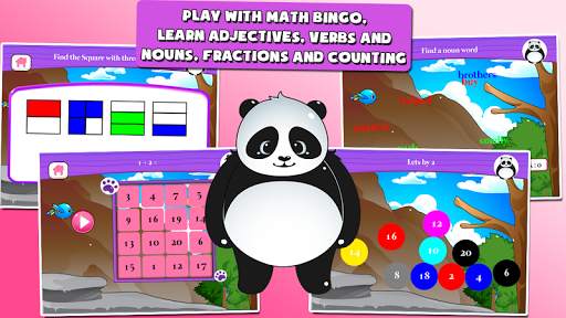 Panda 1st Grade Learning Games screenshot 2