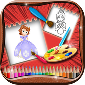 Princess Coloring book : Kids icon