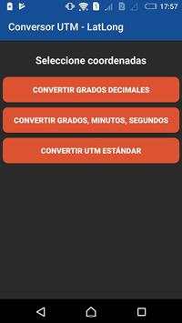 Conversor UTM - Lat/Long screenshot 1