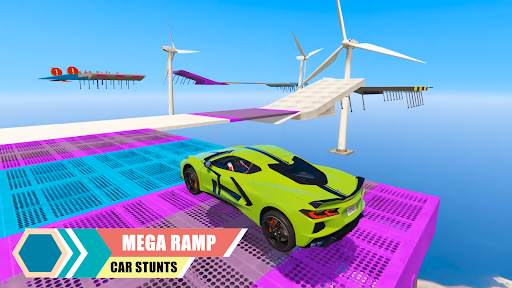 Superhero Car Stunt Racing screenshot 3