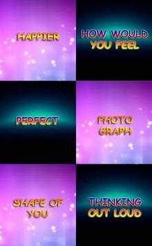 Ed Sheeran Piano Tiles screenshot 1