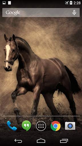 Horse Live Wallpaper FREE screenshot 1