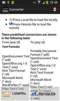 CONVERTER FOR DOCUMENTS screenshot 1