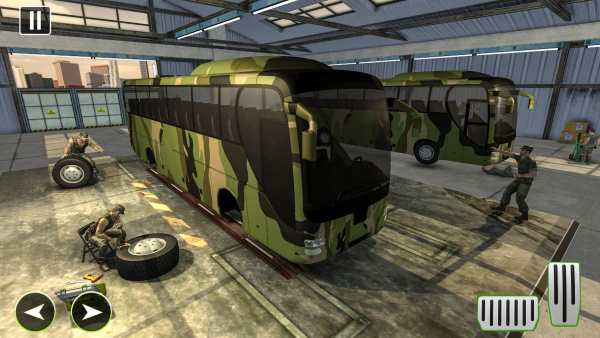 US Army Plane Transporter Military Bus Driving Sim screenshot 3