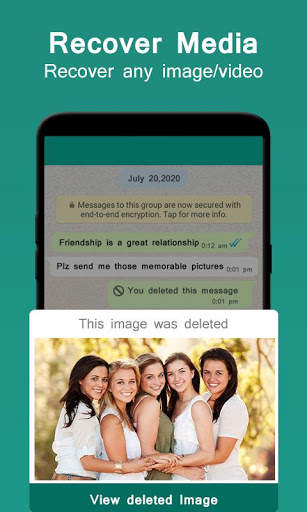 Gatto WhatsDeleted: View Deleted  SMS, Status View screenshot 5