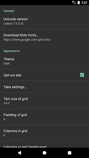 Unicode Pad screenshot 8