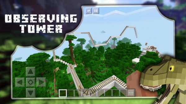 Jurassic World New Adventure Mini-game. Map MCPE screenshot 1