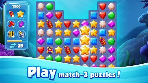 Aqua Blast: Fish Matching 3 Pu screenshot 4