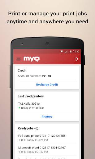 MyQ Mobile Printing screenshot 4
