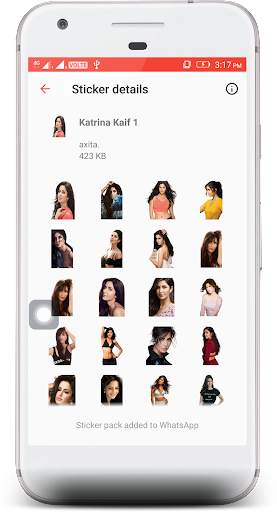 Katrina Kaif Stickers 4 WhatsApp screenshot 2