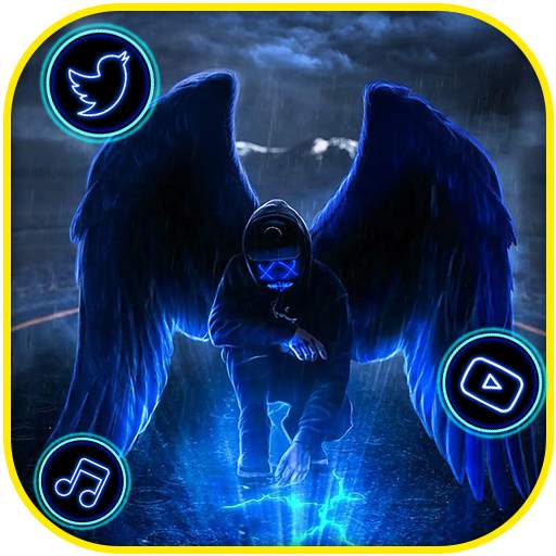 Fake, Mask, Neon, Angel Themes & Wallpapers 1.0