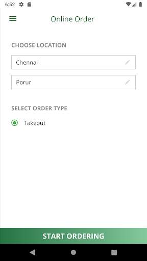 Garden Restaurant Online Ordering App screenshot 1