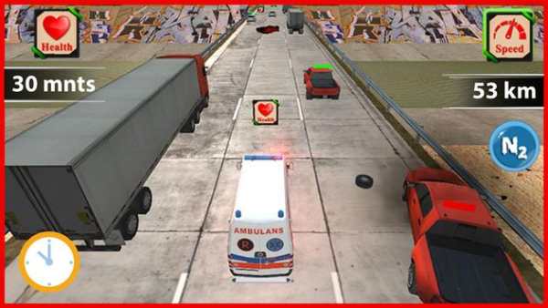 Emergency ambulance Drive: Save patients screenshot 4
