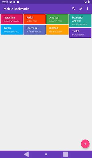 Mobile Bookmarks: Free bookmark manager screenshot 9