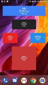 World Clock Widget screenshot 1