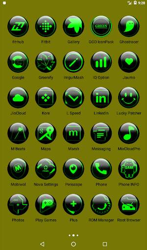 Green Glass Orb Icon Pack screenshot 11