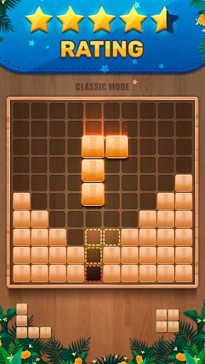 Wooden 100 Block Puzzle - Classic Wood Brain Game screenshot 1
