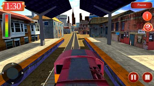 Modern City Train Driver Game 2020 4 تصوير الشاشة