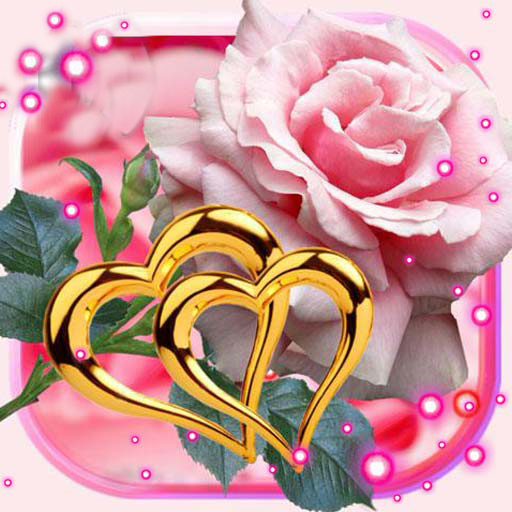 Roses Hearts HD Live Wallpaper icon