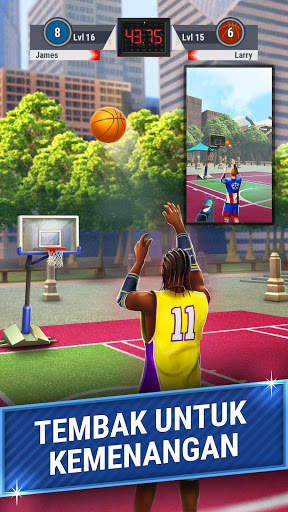 Bola Basket: Kontes 3 Poin screenshot 2