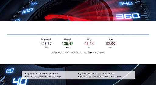 ⚡ SpeedCast - Internet speed test for Chromecast ⚡ screenshot 3