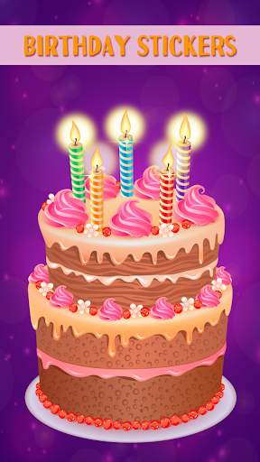 Birthday Stickers 1 تصوير الشاشة