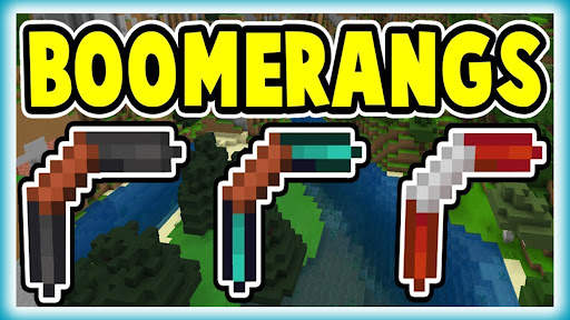 Boomerang Mod for Minecraft screenshot 1