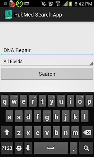 PubMed Search App screenshot 1