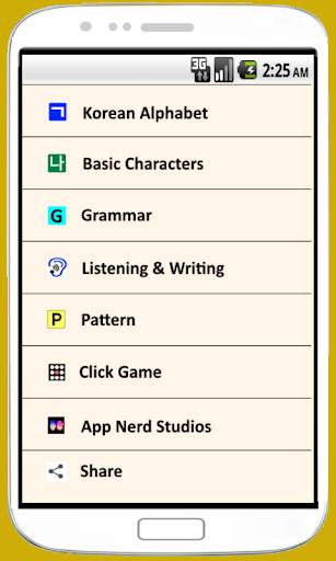 Learn Korean Words (Lite) screenshot 1