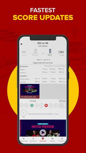 Jazz Cricket - Live Scores screenshot 1