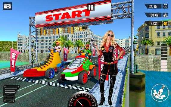 Shoes Car Racing Unlimted Fun screenshot 1