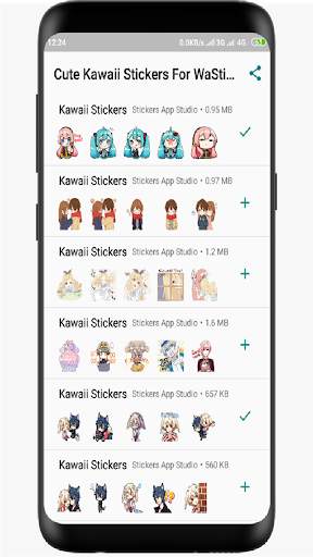Cute Kawaii Stickers For Whatsapp screenshot 1