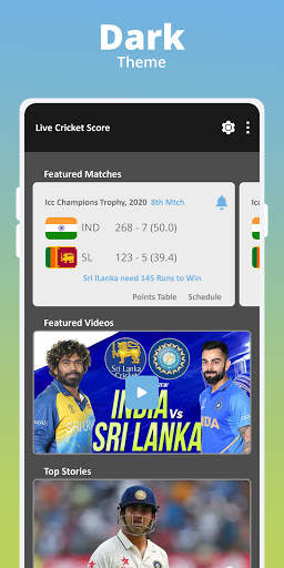 Live Cricket Score : Live Scores and News screenshot 2
