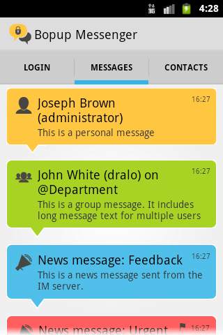Bopup Messenger: Self-hosted, corporate and secure screenshot 8