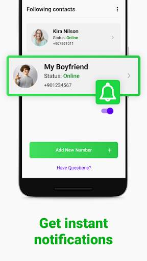WA Online Tracker - Last Seen Report, Notification screenshot 2