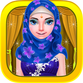 Hajib Princess Dress up icon