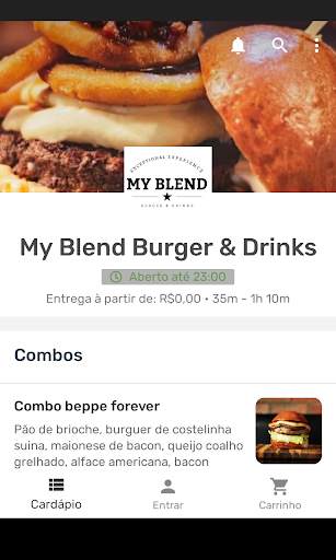 My Blend Burger & Drinks screenshot 1