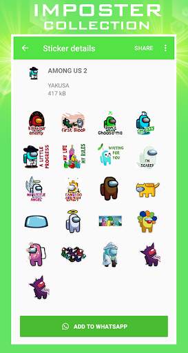 Imposter  Sticker For WhatsApp screenshot 7