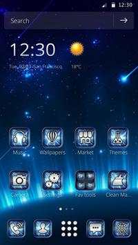 Blue Star Launcher Theme screenshot 2
