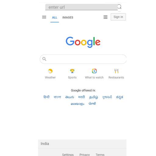 Browser app screenshot 3