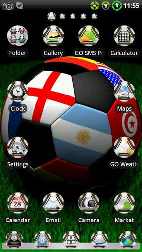 Soccer GO Launcher EX Theme screenshot 1