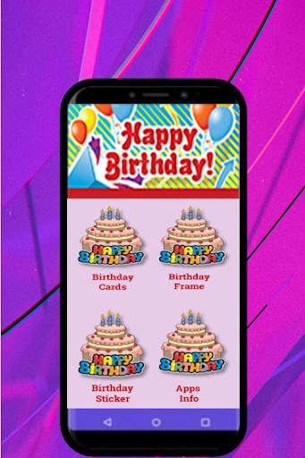 Happy Brithday Card and Photo Frame screenshot 1