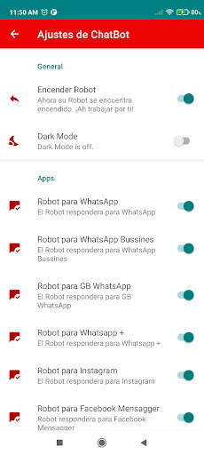 AutoReply Social - ChatBot screenshot 3
