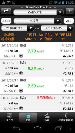 DriveMate Fuel Lite screenshot 2